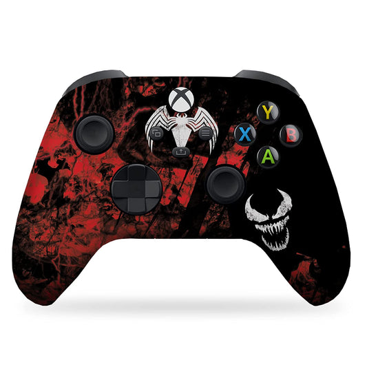 Carnage Custom X-Box Controller Wireless Compatible with X-Box One/X-Box Series X/S Proudly Customized in USA with Permanent HYDRO-DIP Printing(Not JUST a SKIN) (MODDED)