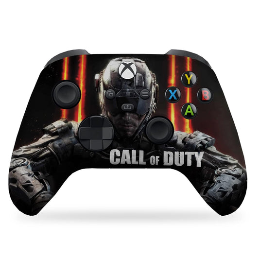 Calls of Duty Dual Custom X-Box Controller Wireless Compatible with X-Box One/X-Box Series X/S Proudly Customized in USA with Permanent HYDRO-DIP Printing(Not JUST a SKIN) (MODDED
