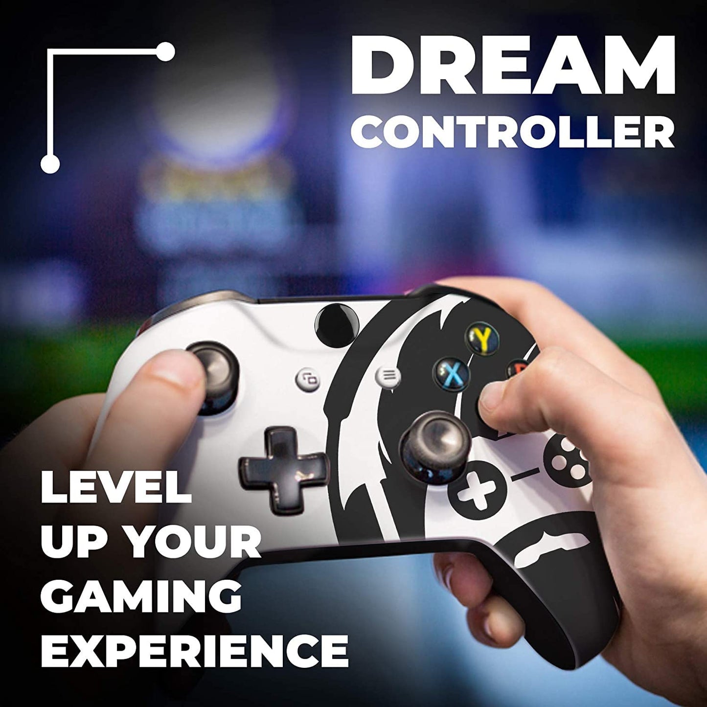 Calls of Duty Dual Custom X-Box Controller Wireless Compatible with X-Box One/X-Box Series X/S Proudly Customized in USA with Permanent HYDRO-DIP Printing(Not JUST a SKIN) (MODDED